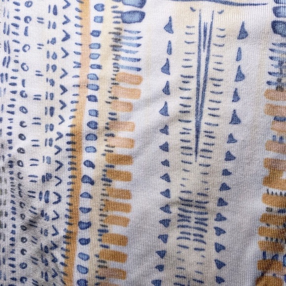 Lysse Soft Modal Blend Mixed Media Fabric Short Sleeve Top - Picture 6 of 14